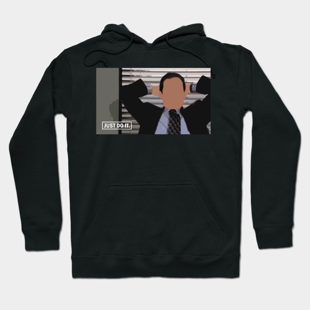 Just do it - Michael Scott Hoodie by inevitabiliTee